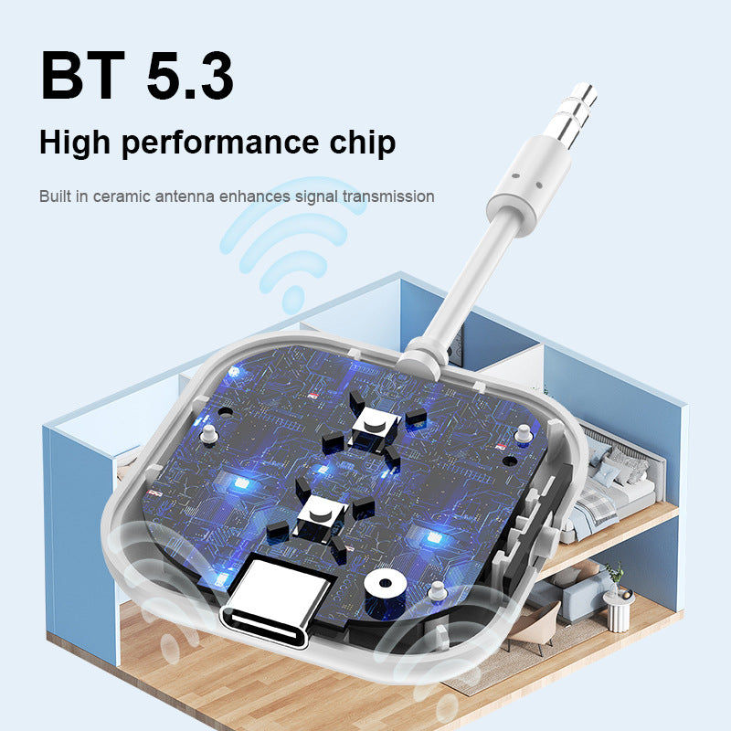 2-in-1 Bluetooth 53 Audio Receiver And Transmitter